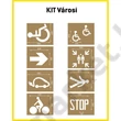 Jelölősablon parkolóba - kültéri