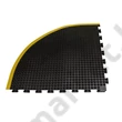 Yoga Dome Basic - 90 x 120 cm - Fekete / sárga - Sarokelem