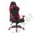 Kép 2/4 - DAKAR Fekete/piros gamer szék oldalról