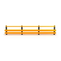 Rack-Mammut® Gyalogos korlát - dupla sínnel 4000-10000 szemből