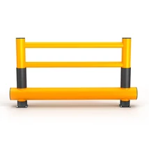 Rack-Mammut® Gyalogos korlát - egy sínnel 2000 szemből