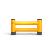 Rack-Mammut® Sorvédő - dupla sínnel 1200 szemből