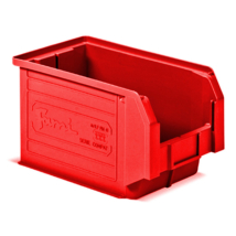 Piros műanyag doboz
