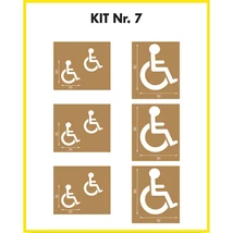 Jelölősablon - kültéri - KIT Nr. 7