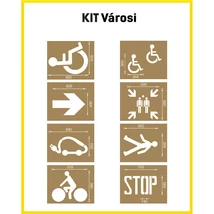 Jelölősablon - kültéri - KIT Városi