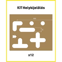 Jelölősablon - ipari - KIT Helykijelölés