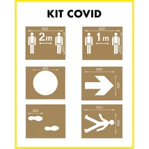 Jelölősablon - ipari - KIT Covid