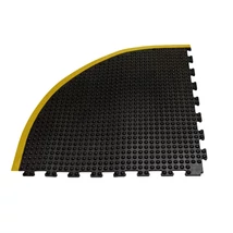 Yoga Dome Basic - 90 x 120 cm - Fekete / sárga - Sarokelem