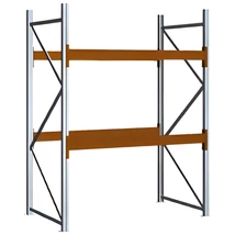 Raklapos állványrendszer - Magasság 2,5 m, 2000 kg/szint terhelésre, alapmező