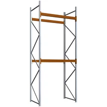 Raklapos állványrendszer - Magasság 4,5 m, 2000 kg/szint terhelésre, alapmező