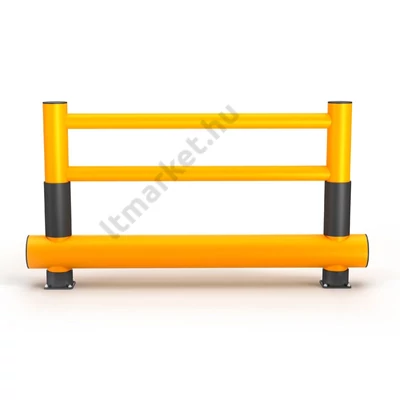 Rack-Mammut® Gyalogos korlát - egy sínnel 2000 szemből