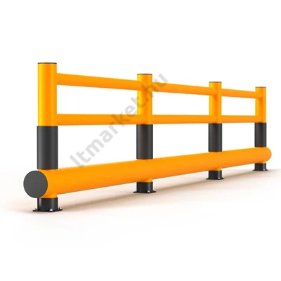 Rack-Mammut® Gyalogos korlát - egy sínnel 4000-10000 oldalról