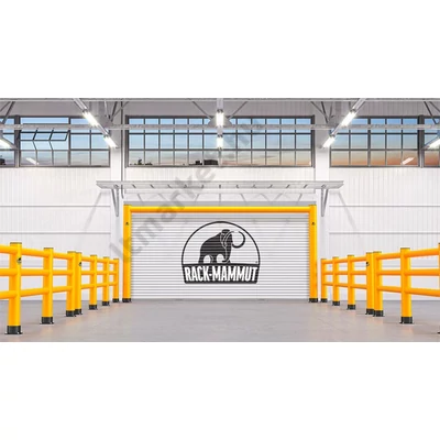 Rack-Mammut® Magasságjelző korlát használatban