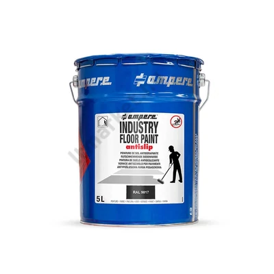 Industry Floor Paint® csúszásgátló padlójelölő festék - Fekete 5 L