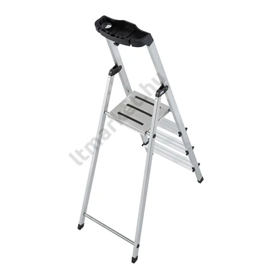 Ergonomikus lépcsőfokos állólétra 1x4 fokos hátulról