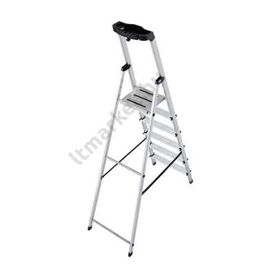 Ergonomikus lépcsőfokos állólétra 1x6 fokos hátulról