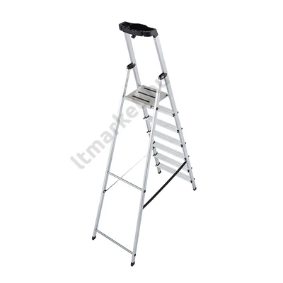 Ergonomikus lépcsőfokos állólétra 1x7 fokos hátulról